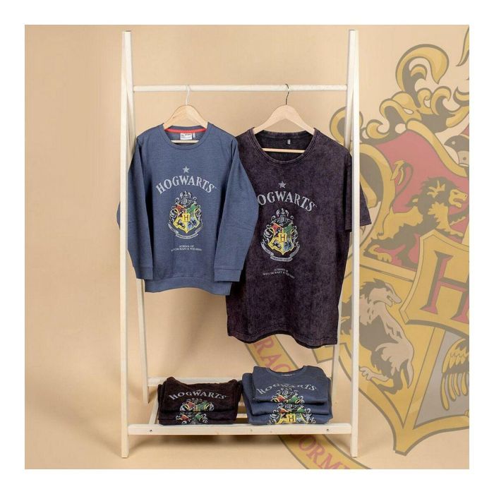 Camiseta de Manga Larga Niño Harry Potter Gris Gris oscuro 5