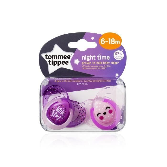 TOMMEE TIPPEE 2 Lollipops CTN Noche 6-18m 4