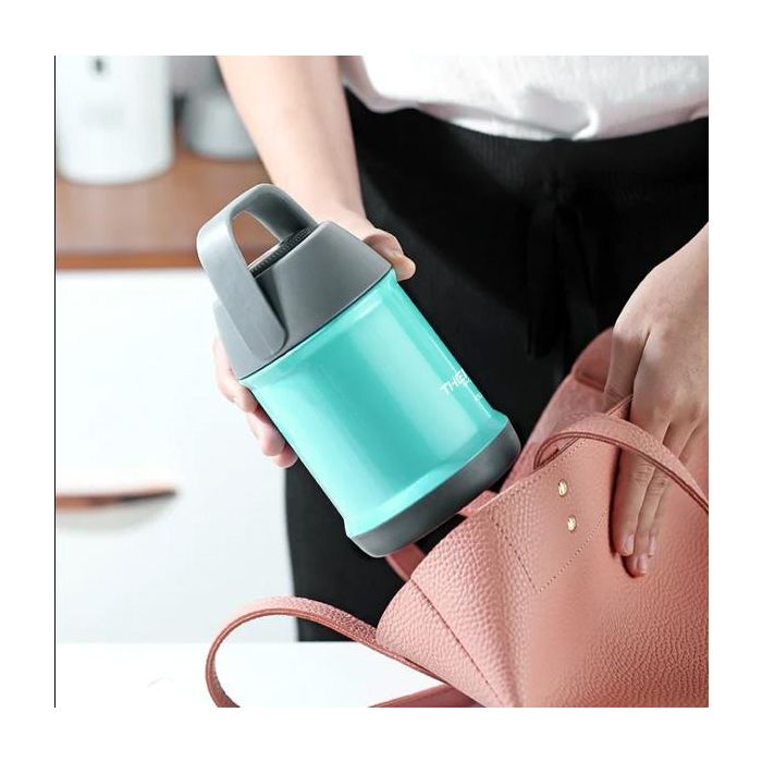 Thermosport Termo Comida de Acero para Alimentos, Capacidad 450 ml, Disponible en Varios Colores, Medidas: 9 cm x 9 cm x 17,2 cm (8 Unidades) 9 Thermosport Termo Comida de Acero para Alimentos, Capacidad 450 ml, Disponible en Varios Colores, Medidas: 9 cm x 9 cm x 17,2 cm (8 Unidades) 9