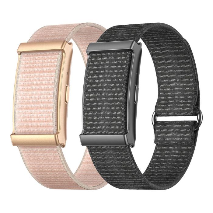 Beafon Fit 20F - Pulsera de Actividad Inteligente Impermeable IP68 con Monitor Cardíaco, Sueño, GPS y SpO2 - 25 Días Batería - Color Oro Rosa