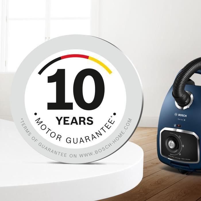 BOSCH BGB6X300 - Aspirador cilíndrico con bolsa - 600 W - Filtro HEPA - Radio de acción 12 m 1