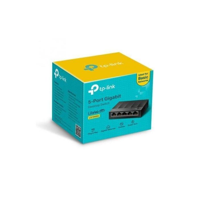 Switch TP-Link LS1005G 5 Puertos/ RJ-45 10/100/1000 4 Switch TP-Link LS1005G 5 Puertos/ RJ-45 10/100/1000 4