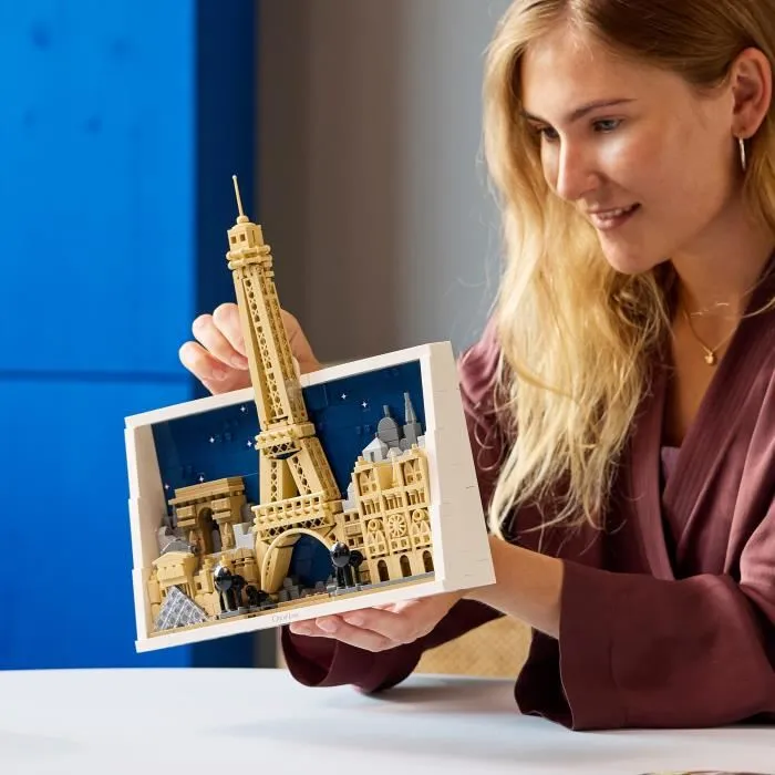 Lego Architecture 21064 París, Ciudad del Amor - Set de Construcción para Adultos - Regalo para Aficionados