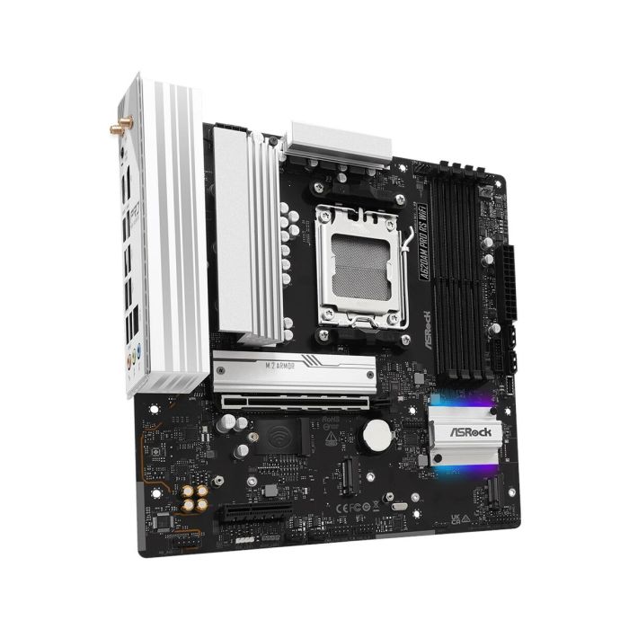 Placa Base ASRock A620AM PRO RS WiFi AMD AM5 AMD A620 4 Placa Base ASRock A620AM PRO RS WiFi AMD AM5 AMD A620 4