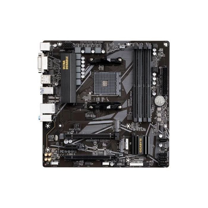 Gigabyte 9MB55MDSH-00-17 Placa Base B550M DS3H Micro ATX Socket AM4 AMD B550 Ryzen DDR4 PCIe 4.0 M.2 HDMI DVI-D StoreMI 1 Gigabyte 9MB55MDSH-00-17 Placa Base B550M DS3H Micro ATX Socket AM4 AMD B550 Ryzen DDR4 PCIe 4.0 M.2 HDMI DVI-D StoreMI 1