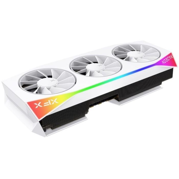 XFX RX 9070 XT 16GB GDDR6 Mercury Gaming RGB OC con 3 ventiladores blanca 2