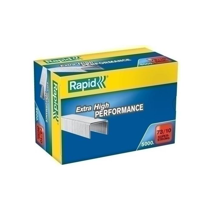 Grapas Rapid Super Strong 73/10 Mm. Galvanizadas Caja De 5000