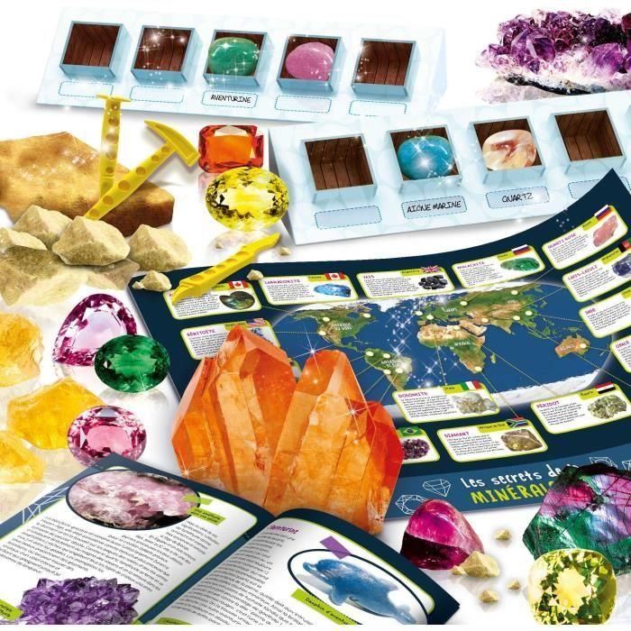 Lisciani Giochi LIS8008324091560 Kit de mineralogía: Comienza tu colección de piedras preciosas 1 Lisciani Giochi LIS8008324091560 Kit de mineralogía: Comienza tu colección de piedras preciosas 1