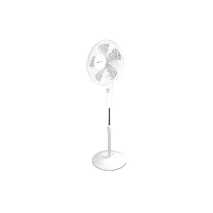 Grunkel FAN-B16ECOTIMER Ventilador de Pie 60W, 5 Aspas 40cm (16"), 3 Velocidades, Temporizador, Altura Regulable 106-130cm