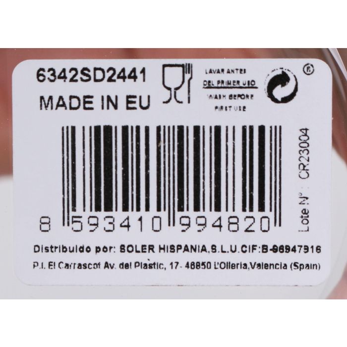 Bohemia Set de 6 Vasos de Cristal Colección Laia 410 cc (4 Cajas) 6