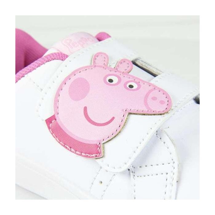 Cerdá T026 Zapatillas Deportivas Infantiles Peppa Pig con Suela de PVC Color Blanco Talla 26