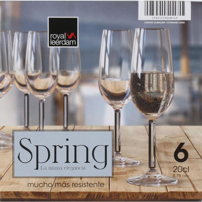 Copa Champagne Flauta 20 cl Sprin - Royal Leerdam (6 Unidades) 1 Copa Champagne Flauta 20 cl Sprin - Royal Leerdam (6 Unidades) 1