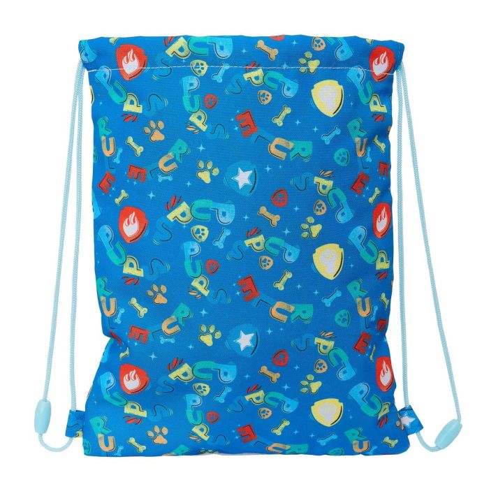 Bolsa Mochila con Cuerdas The Paw Patrol Pups rule Azul 26 x 34 x 1 cm