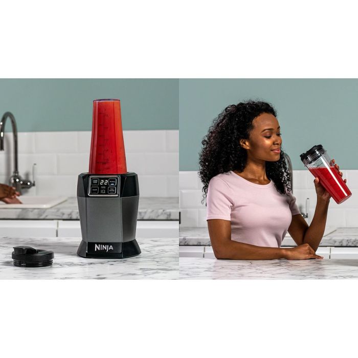 Ninja BN495EU Batidora de Vaso con Auto-iQ 1000W, 2 Vasos de 700ml para Llevar 7 Ninja BN495EU Batidora de Vaso con Auto-iQ 1000W, 2 Vasos de 700ml para Llevar 7