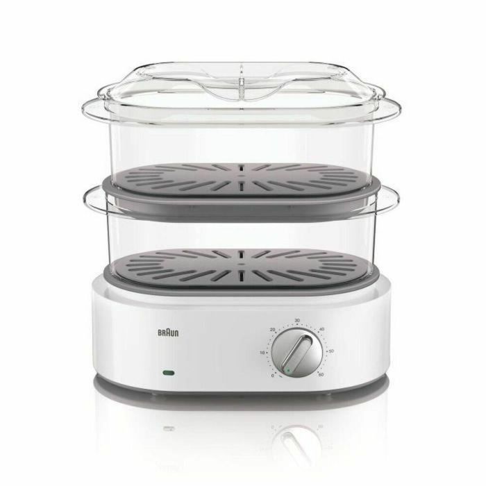 BRAUN FS5100WH Identity Collection Steam Cooker - Blanco