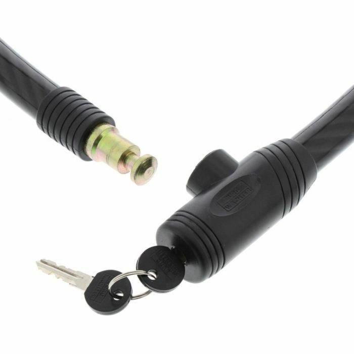 Burg Wachter 570 120 Candado para Bicicleta de Llave, Acero 25mm con Funda PVC 2