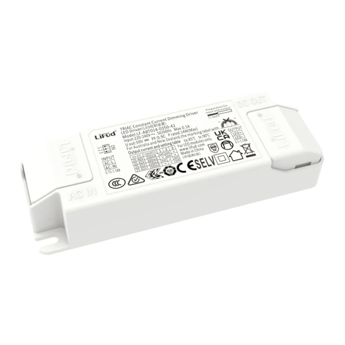 Lifud Driver 40W 25-38V 750-1050mA Dimable Trailing edge IP20