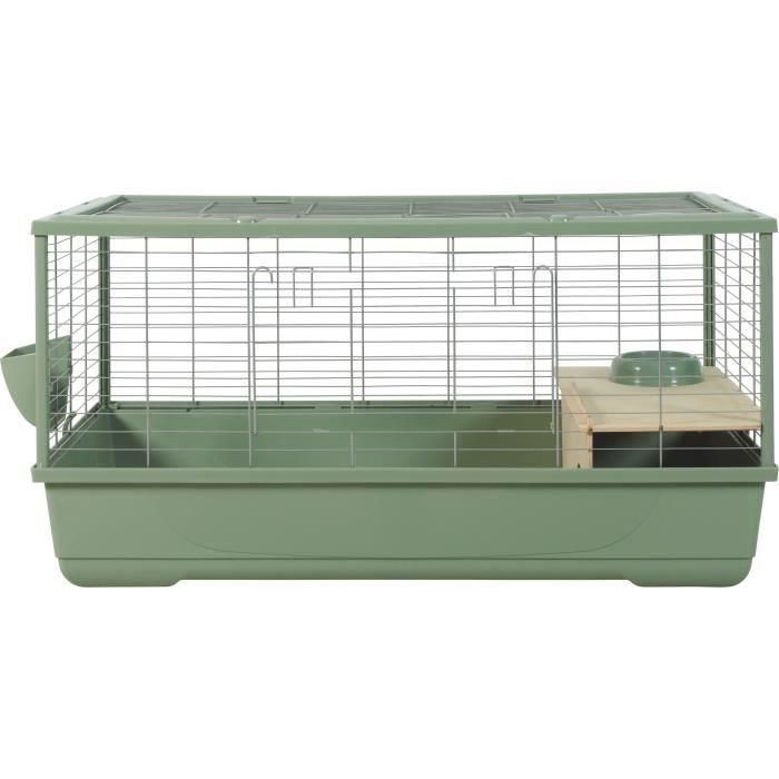 Zolux ZOL1719260428034 Jaula para roedores Néolife Connect para conejos y cobayas 101,5 x 54 x 51 cm Verde 1
