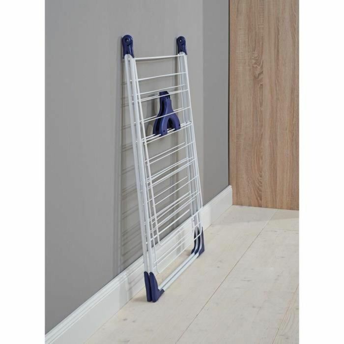 Leifheit 81408 Secadora de Pie CLASSIC 200 Flex 20 Metros de Secado (2 Lavadoras) Cierre Semiautomático Multiposiciones Blanco y Azul 4 Leifheit 81408 Secadora de Pie CLASSIC 200 Flex 20 Metros de Secado (2 Lavadoras) Cierre Semiautomático Multiposiciones Blanco y Azul 4