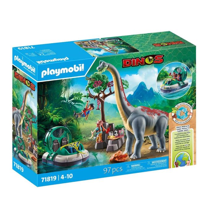 Braquiosaurio Con Aerodeslizador 71819 Playmobil Dinos Braquiosaurio Con Aerodeslizador 71819 Playmobil Dinos