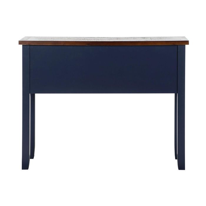 Consola Home ESPRIT Marrón Azul marino Madera de Paulonia 103 x 35 x 80 cm 9