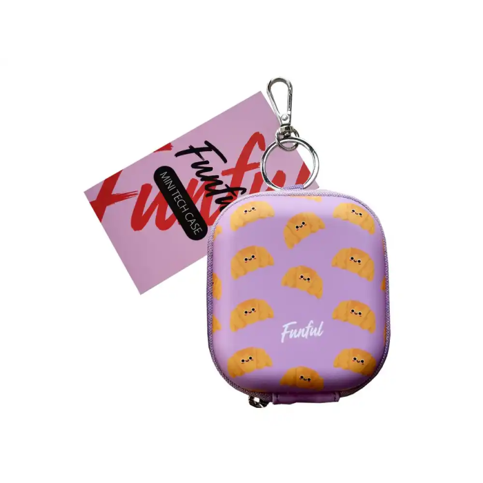 Wondee Mini Estuche Tecnológico Croissant para Auriculares y Accesorios Pequeños 2