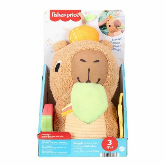 Fisher-Price Peluche Capibara para Estímulos y Juego – Bebé 0+ Meses 0 Fisher-Price Peluche Capibara para Estímulos y Juego – Bebé 0+ Meses 0