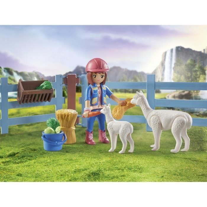 PLAYMOBIL 71353 Amelia & Whisper con caja para caballos - Caballos de cascada - A partir de 5 años 3