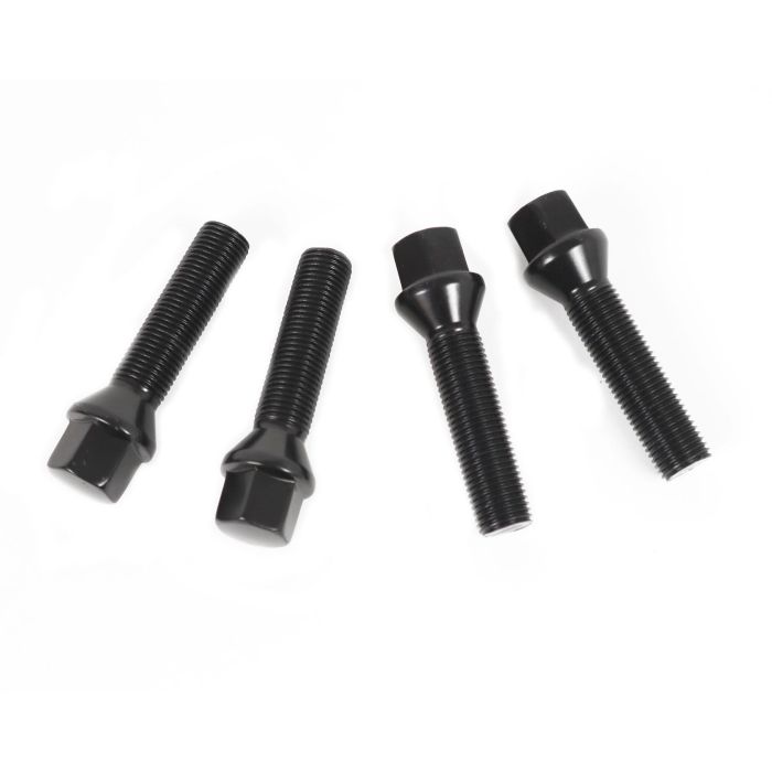 Omp OMPS09881401 Juego 4 Tornillos M14x1.25 Cónico Largo 48mm Llave 17 Negro DIN 10.9 1