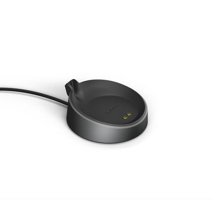 Jabra Base de Carga Evolve2 75 USB-C Negro para Escritorio - Soporte Conveniente de Carga y Almacenamiento de Auriculares