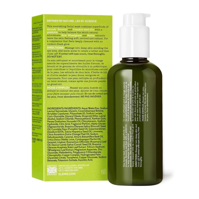 Elemis SUPERFOOD facial wash - Limpiador facial revitalizante para todo tipo de pieles - 200 ml 4 Elemis SUPERFOOD facial wash - Limpiador facial revitalizante para todo tipo de pieles - 200 ml 4