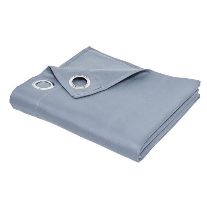 Cortina aislante térmica TODAY Essential Uni - 140 x 240 cm - Tela vaquera 1 Cortina aislante térmica TODAY Essential Uni - 140 x 240 cm - Tela vaquera 1