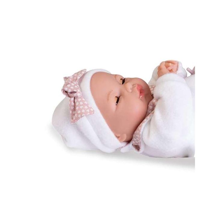 Muñeca bimba llorona en su camita, cuerpo de tela 37 cm 9 Muñeca bimba llorona en su camita, cuerpo de tela 37 cm 9