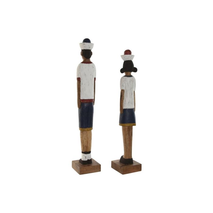 Figura Atlantico DKD Home Decor Multicolor 10 x 59 x 10 cm (2 Unidades) 1