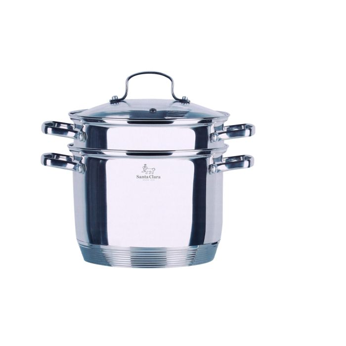 Olla Pasta Santa Clara 20 cm con tapa (2 Unidades) 3