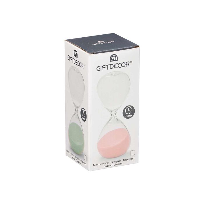 Reloj de Arena Giftdecor 15 cm - Colores Pastel, 15 Minutos, Vidrio y Arena (24 Unidades) 2 Reloj de Arena Giftdecor 15 cm - Colores Pastel, 15 Minutos, Vidrio y Arena (24 Unidades) 2