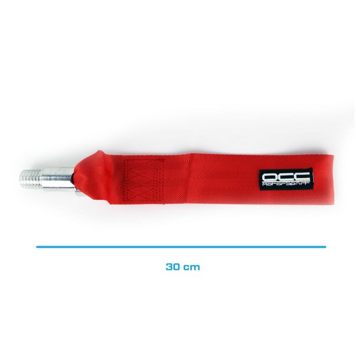 OCC Motorsport OCCRC016 Cinta de Remolque para Coche Racing JDM Roja con Tornillo, Nylon y Acero, 3000kg Carga 4