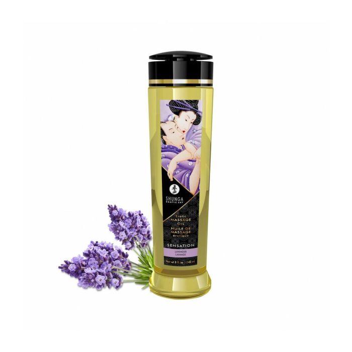 Aceite de Masaje Erótico Shunga 240 ml Lavanda 1 Aceite de Masaje Erótico Shunga 240 ml Lavanda 1