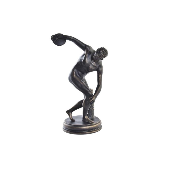 DKD Home Decor Figura Romántico Discóbolo de Resina Cobre 19x17x34 cm