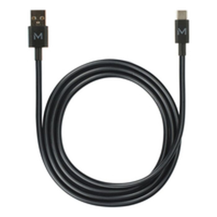 Cable USB Mobilis 020013 Negro 1 m 0 Cable USB Mobilis 020013 Negro 1 m 0