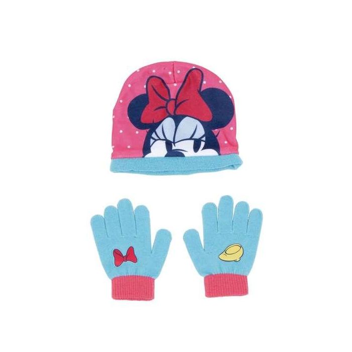 Safta Set Gorro y Guantes Infantil Minnie Mouse Lucky Rosa 51/54 Poliéster 300D para +3 años 1 Safta Set Gorro y Guantes Infantil Minnie Mouse Lucky Rosa 51/54 Poliéster 300D para +3 años 1