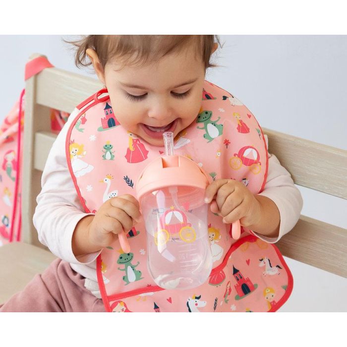 Taza Aprendizaje Step 3 300 mL Con Asas Rosa 300 mL 2