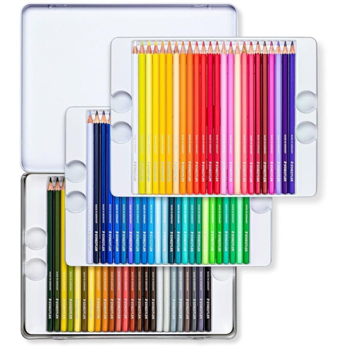 Staedtler lápices de colores desing journey estuche metálico de 72 c/surtidos 1