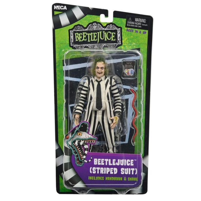 Neca Figura de Acción Beetlejuice Traje a Rayas Blanco y Negro 18 cm 2 Neca Figura de Acción Beetlejuice Traje a Rayas Blanco y Negro 18 cm 2
