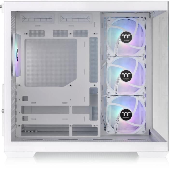 Caja PC - THERMALTAKE - View 380 TG ARGB Snow - Semitorre - ATX - Cristal templado - Blanco 5