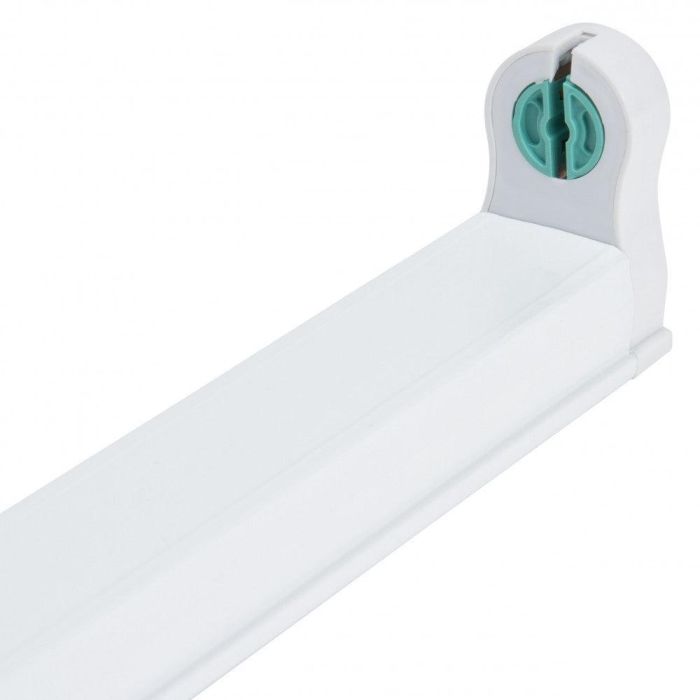 Regleta Luminaria de Aluminio ECO para 1 Tubo LED T8 de 60cm - Soporte con Diseño Elegante y Distintivo 1