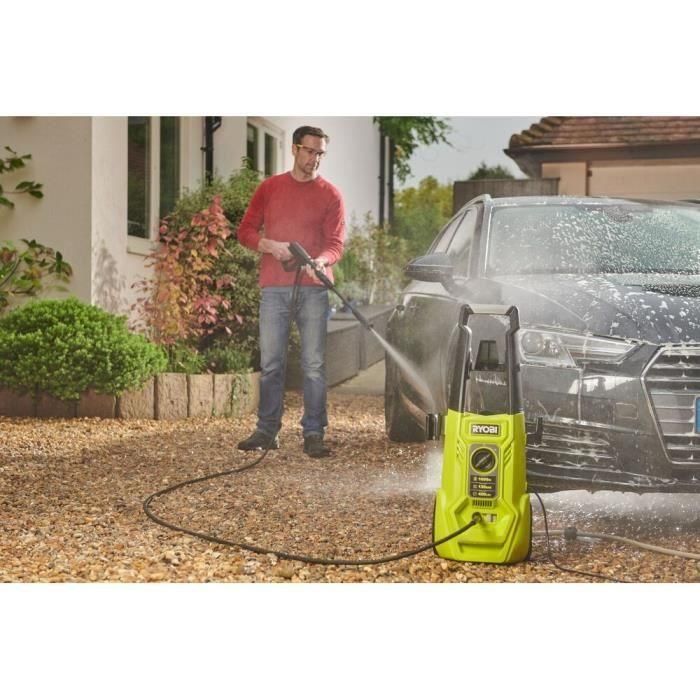 Ryobi RYO4892210204691 Limpiador Alta Presión 1800W 130 Bares 420 L/h Manguera 5m Tanque 0.9L Lance Vario Turbo Cepillo 1 Ryobi RYO4892210204691 Limpiador Alta Presión 1800W 130 Bares 420 L/h Manguera 5m Tanque 0.9L Lance Vario Turbo Cepillo 1