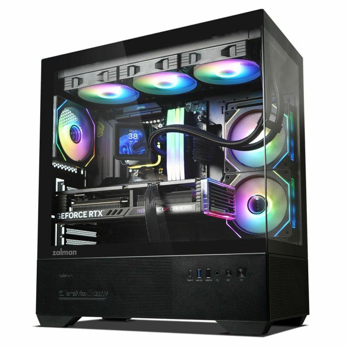 Caja Semitorre ATX Zalman CHRONIX Negro 5 Caja Semitorre ATX Zalman CHRONIX Negro 5