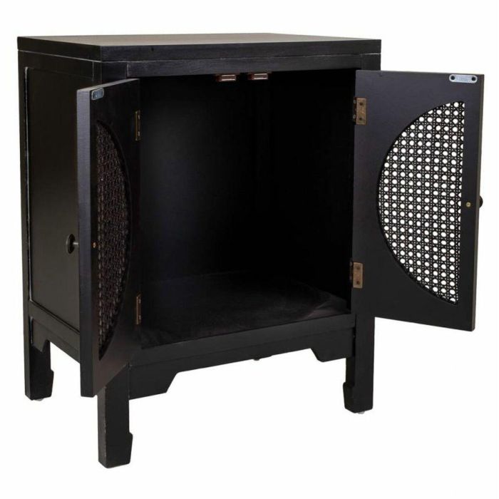 Mesita de Noche Alexandra House Living Negro 36 x 65 x 50 cm 5