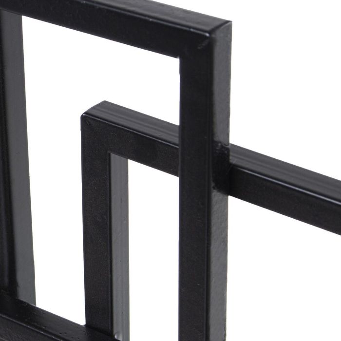 Espejo de pared Alexandra House Living Negro 120 x 2 x 53 cm Geométrico 3